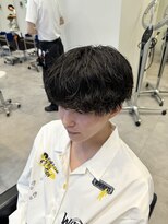 オーシャントーキョー 仙台(OCEAN TOKYO)&nbsp;波巻きツイストスパイラルマッシュ刈り上げメンズパーマ