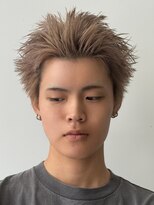 ファースト 仙台店(first) 【八谷】ハイトーン スパイキーショート|シティ×ブロンド
