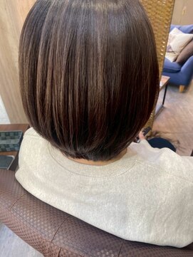 ビーチェ 小岩(Bice) おしゃれな白髪染めハイライト×ボブ/ブリーチ