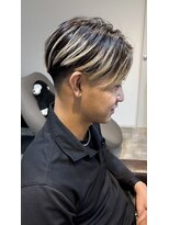 ヘアーロアム(hair Roam)&nbsp;前下がりセンターパート