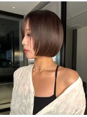 切りっぱなし風レイヤーボブ