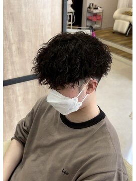 メンズギフト(men's GIFT) ツイストスパイラルパーママッシュツーブロック刈り上げ