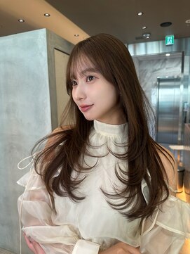 ロンド ルージュ 銀座店(Lond rouge) オリーブグレー/グランマッシュ/ココアベージュ/レイヤーカット