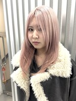 シェア 天王寺(share) フェイスレイヤー/顔周りレイヤー/ピンクミルクティー/【中野】