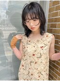 ウルフミディアムパーマ×レイヤー