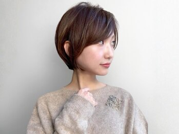 ヘアメイク ミチ 富田店(HAIRMAKE MICHI)の写真/カミカリスマ2026受賞系列サロン*ショートボブ/丸みショートなど骨格や顔型に合わせてご提案♪髪質改善も◎