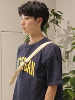 ウィム(wim)&nbsp;『メンズセンターパート』ナチュラルショート/大人メンズヘア
