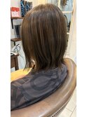 柔らかサラ艶!酸性ストレート×オリーブベージュ
