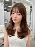 春にしたい、ふんわりまとまるワンカールヘア&ショコラベージュ