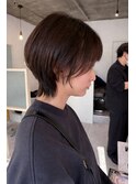 耳掛けショートウルフ