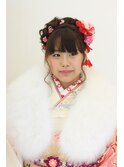 サイド編み込み　トップシニオン