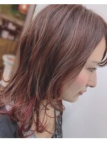 パチャールヘアー(PACAR HAIR) ★インナーカラー★RED★