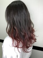 ウィールスター(Wealstar)&nbsp;wealstar hair design天王寺あべの　レッドピンクグラデーション