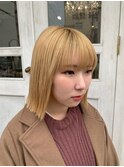 ２０代◎/ブリーチ /ダブルカラー/前髪カット