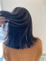 ヘアーサロン リアン 熊谷2号店(hair salon Rien) グレージュ×ブルー