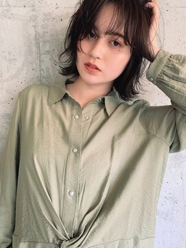 クラフト ヘア デザイン(CRAFT HAIR DESIGN) 地毛風アッシュ×小顔ニュアンスレイヤーボブ