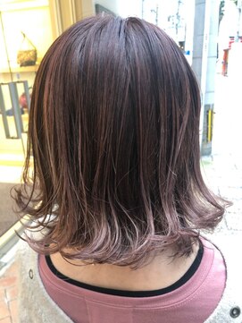 シャンプーボーイ セントラル 博多(SHAMPOO BOY central) ピンクブラウン