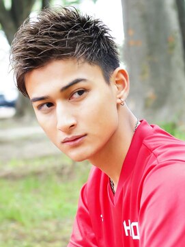 アクロス 原宿(AKROS) スポーティー　刈り上げアップバング