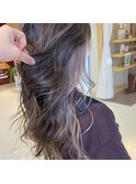 【LUFE町田】ラベンダーベージュインナーカラー　担当三宅
