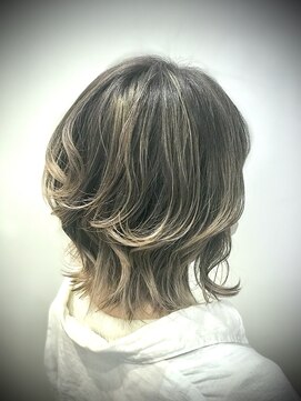 ヘアーアンドリラックス レーヴ 勝田台店(Hair＆Relax reve) ミディアムウルフ