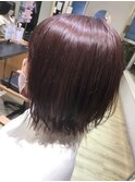 ナチュラルボブ×ピンクラベンダー