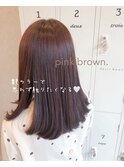 アドミオカラーピンクブラウン