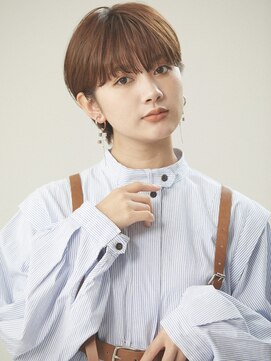 オリンテ バイ レシッド 表参道(orente by rcid) 大人マニッシュショート丸みショート髪質改善テラコッタベージュ