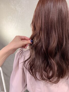 カルフール 草加本店(Carrefour) ピンクブラウン/ダブルカラー/ケアブリーチ/透明感/ツヤ感