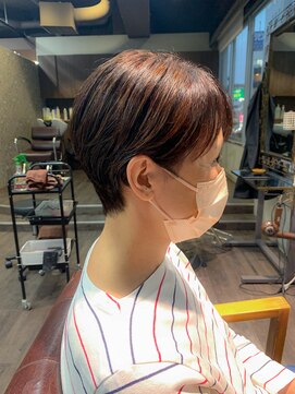 アクロス ヘアー デザイン 蒲田東口(across hairdesign) 耳掛け大人ショート◎10代20代30代40代50代