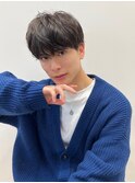 スパイラルパーマ マッシュ 刈上げ ゆるめ