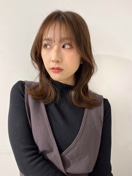 レイラバイアフロート 吉祥寺(Lila by afloat) くびれヘア/フェイスレイヤー/モカブラウン