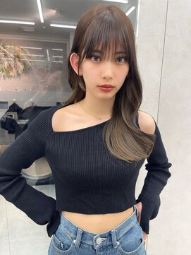ロンド マーレ 天神大名店(Lond mare) 韓国ヘア レイヤーカット 顔周りカット 前髪カット レイヤー