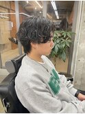 Ryu指名大人の色気波巻パーマミディアムウルフ