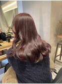【小岩井美希】ブリーチなしダブルカラー艶髪ラベンダーベージュ
