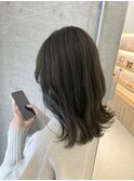 【暗髪ブルージュ】ブリーチなし