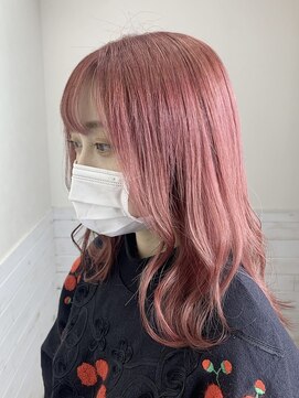 ヘアアンドメイク ルシア 奈良店(hair & make Lucia) ペールピンク