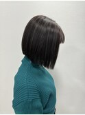 ミニボブ×コントラストハイライト