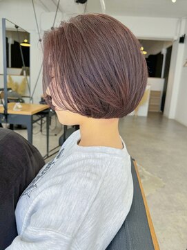 リイチ(LIICHI) ボルドーボブ ブリーチ無し