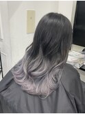 グレージュグラデーションカラー
