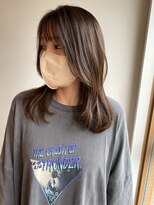 ツイギー 宮西店(TWiGGY) 顔周りレイヤーセミロング