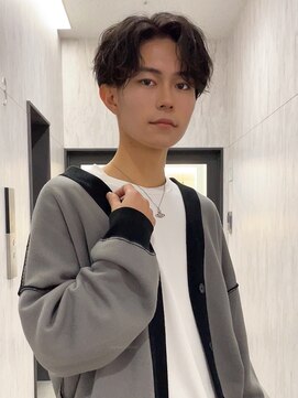 ロンドカスティーヨ 四日市(Lond castillo) 【萩原】センターパート×シャドウパーマ/メンズパーマ