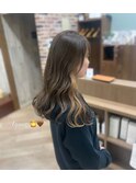 ミルクティー×イヤリングベージュ