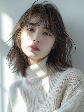 トッカ ヘアーアンドトリートメント 津田沼店(tocca hair&treatment) ナチュラル/ふんわりミディ/シアベージュ