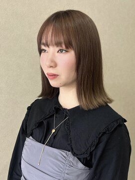 ミリ 奈良店(mm) マロンブラウン/近鉄奈良/奈良/赤み消し/髪質改善/外ハネボブ