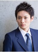 爽やかビジネスショートツーブロックなし