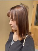 “ダメージレス,,縮毛矯正ミディアムストレート