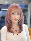 ホワイトピンクカラー