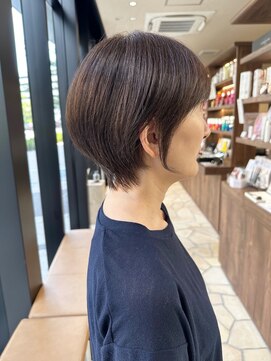 ジアン バイ ミルボン 西宮ガーデンズプラス(GIEN by milbon) 大人ショート/くびれショート/白髪ぼかし/白髪ぼかしハイライト