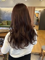 ヘア プロデュース キュオン(hair produce CUEON.)&nbsp;艶ロング×オレンジブラウン