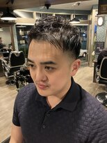 ワンワンオー バーバーショップ 長浜店(@110 BARBER SHOP)&nbsp;直毛矯正パーマ&ツーブロックショート